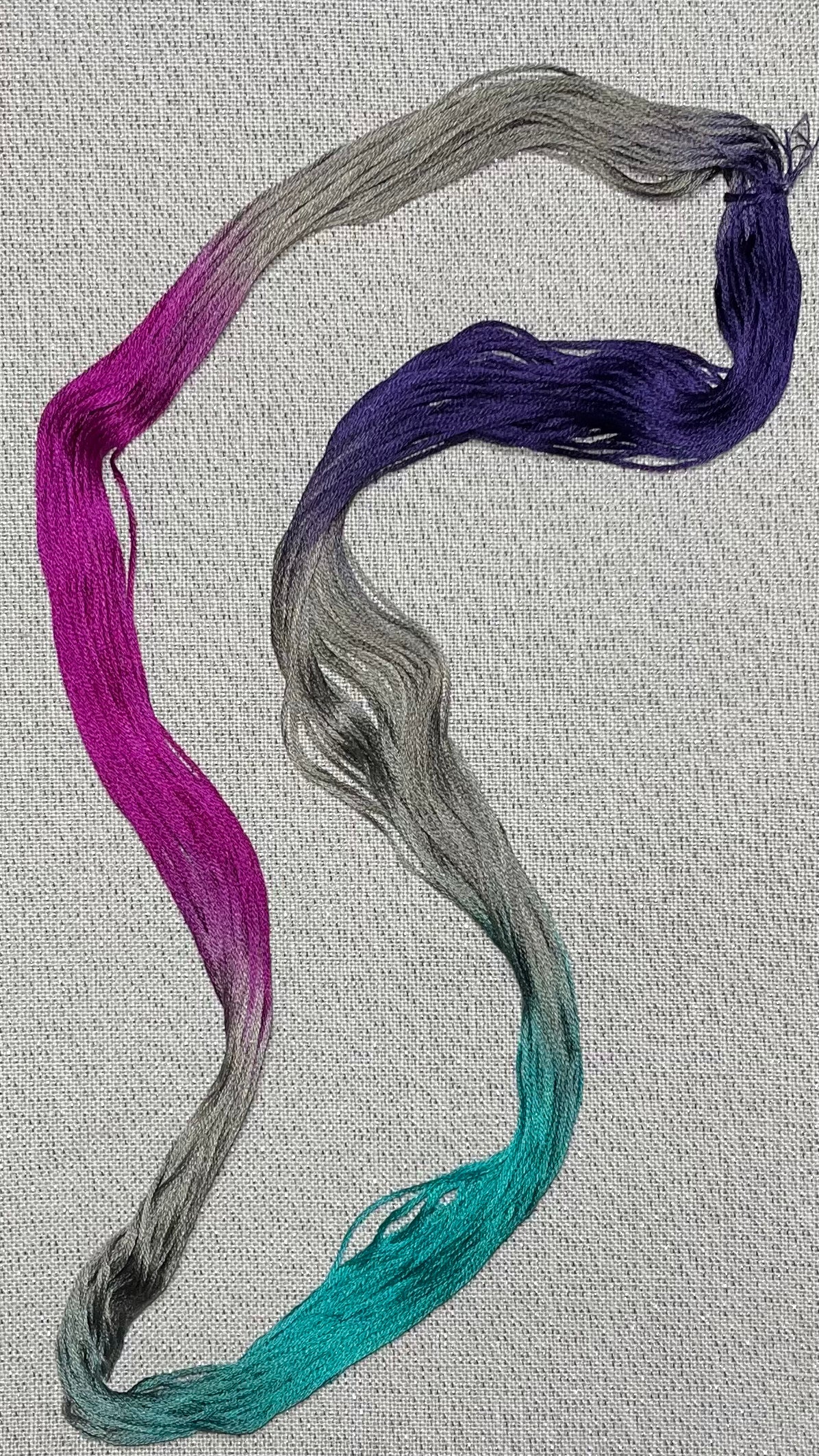 Cotton hand dyed floss - Pirate's Booty