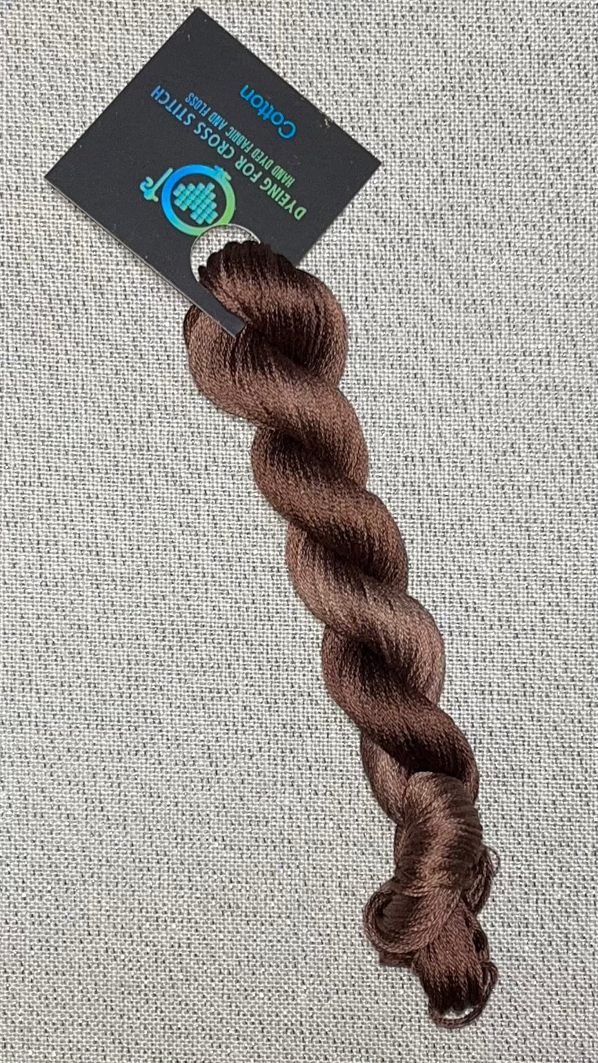 Cotton hand dyed floss - Rookwood