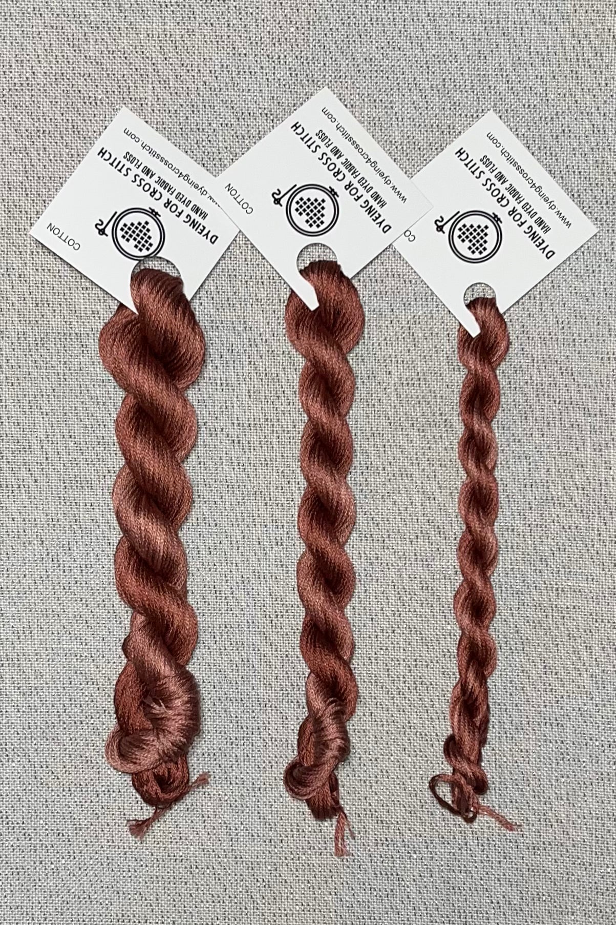 Cotton hand dyed floss - Carrot Cake