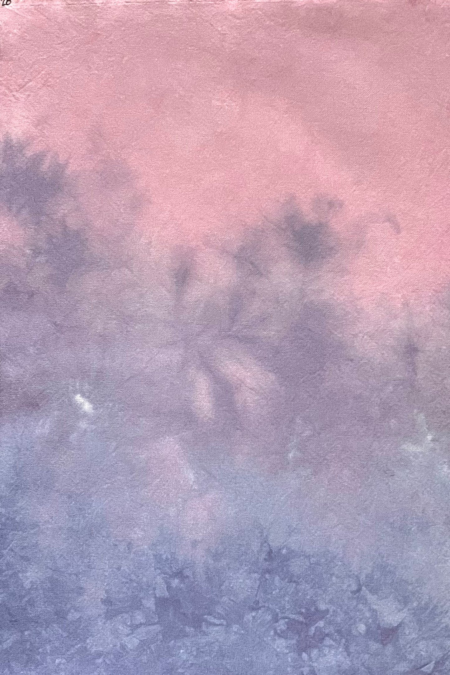 28ct lugana - 18x27 - Evening Skies