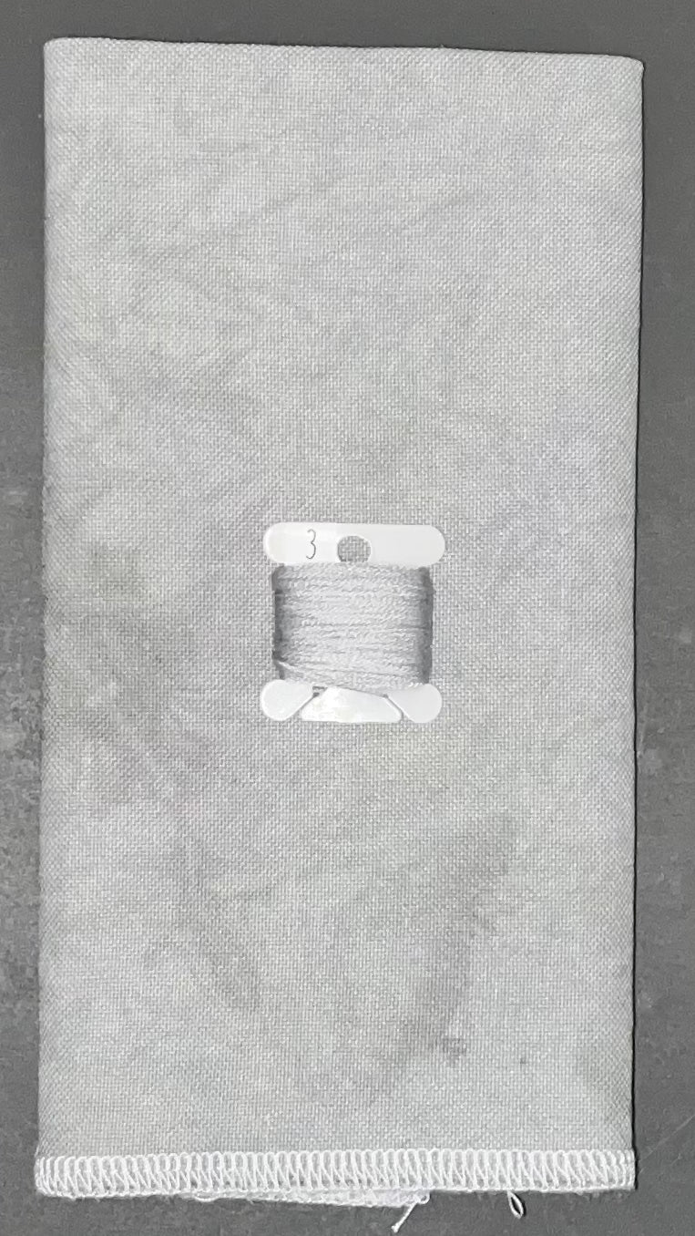 32ct lugana - 18x27 - Ash - Medium