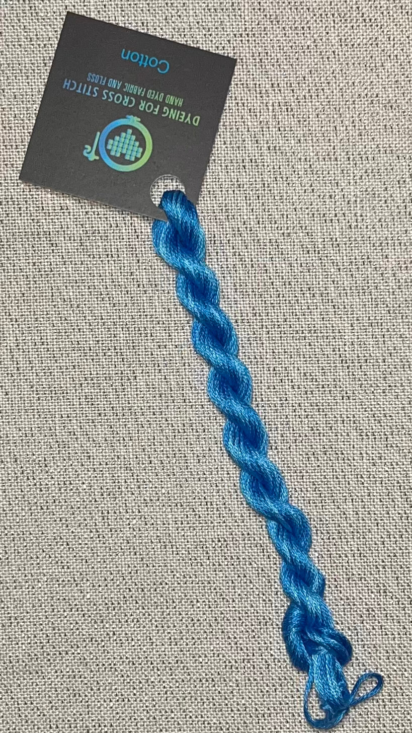 Cotton hand dyed floss - Mediterranean