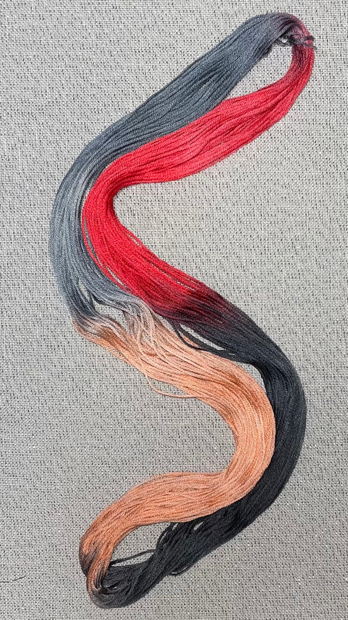 Cotton hand dyed floss - Cherry Blossoms