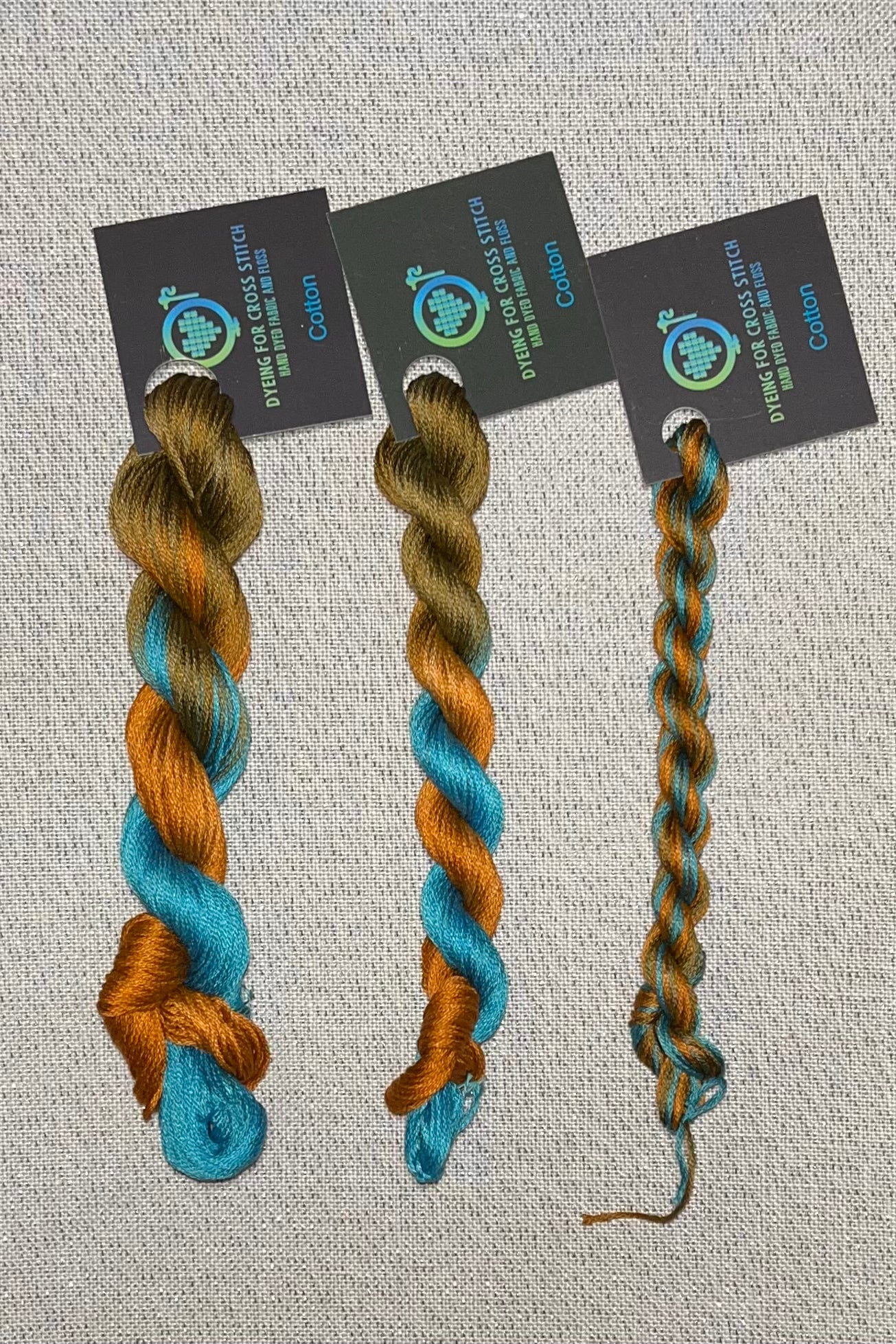Cotton hand dyed floss - Backroads
