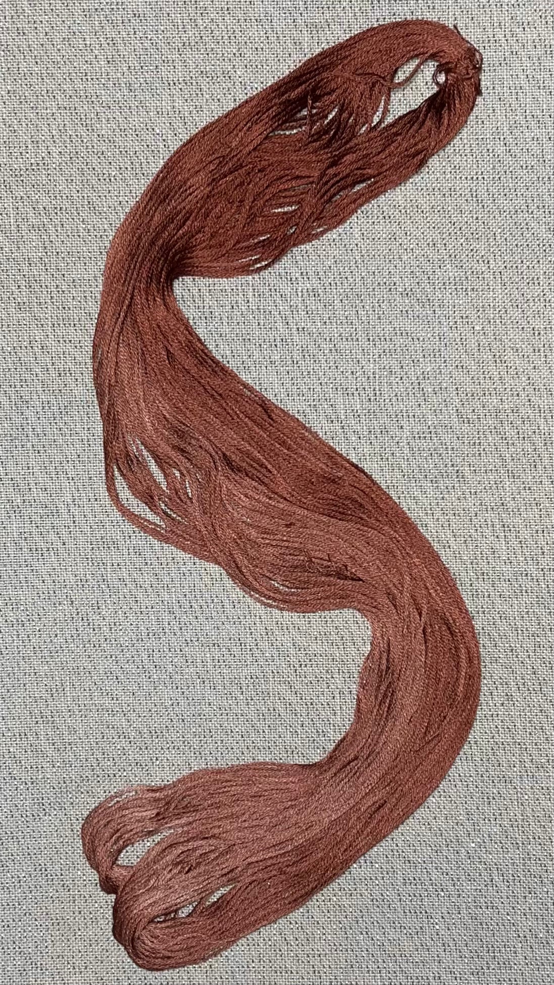 Cotton hand dyed floss - Carrot Cake