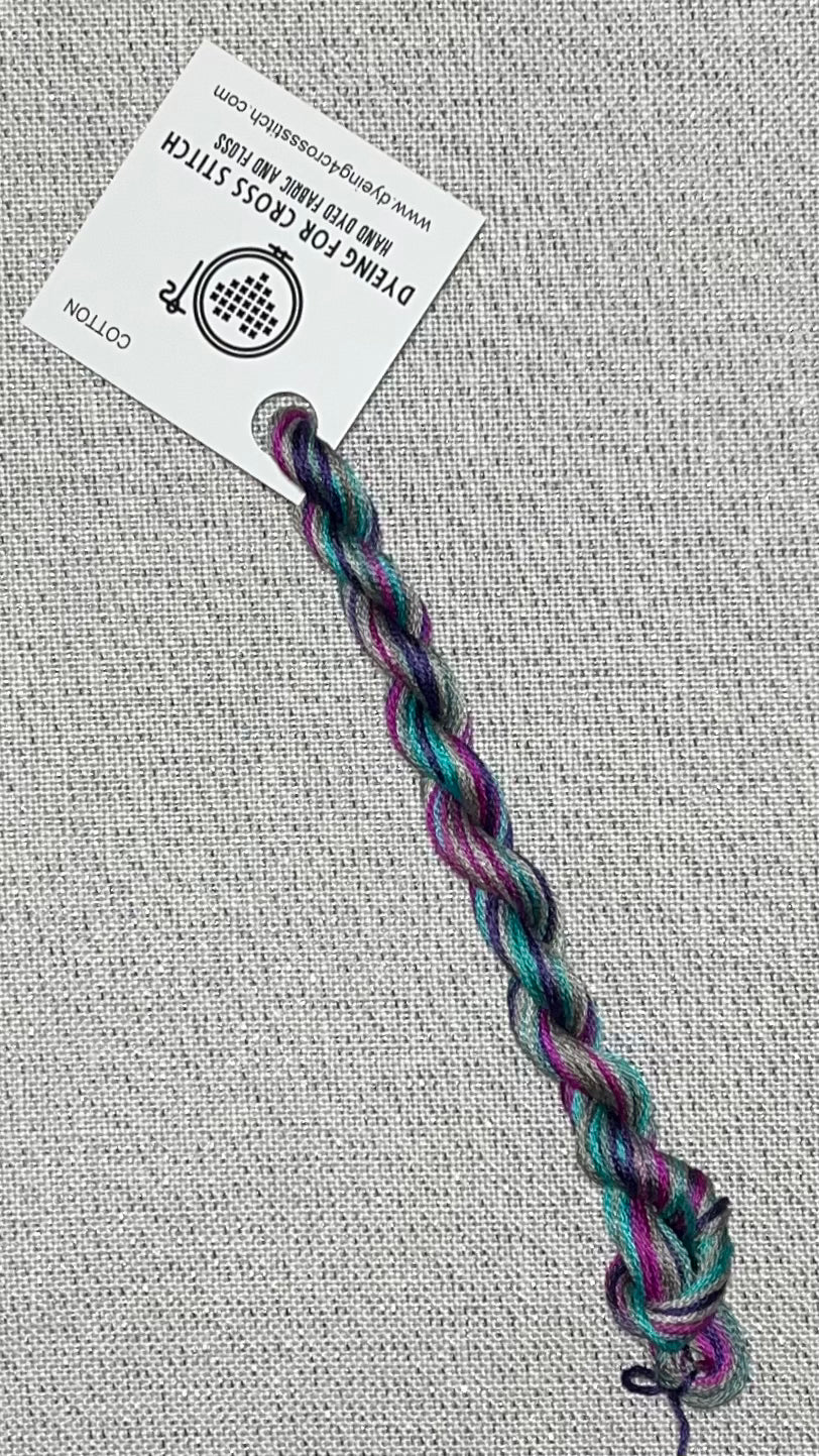 Cotton hand dyed floss - Pirate's Booty