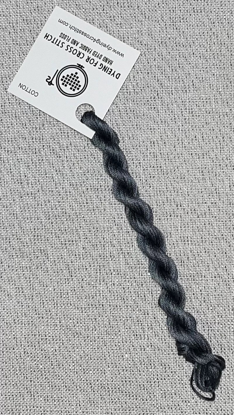 Cotton hand dyed floss - Peppercorn