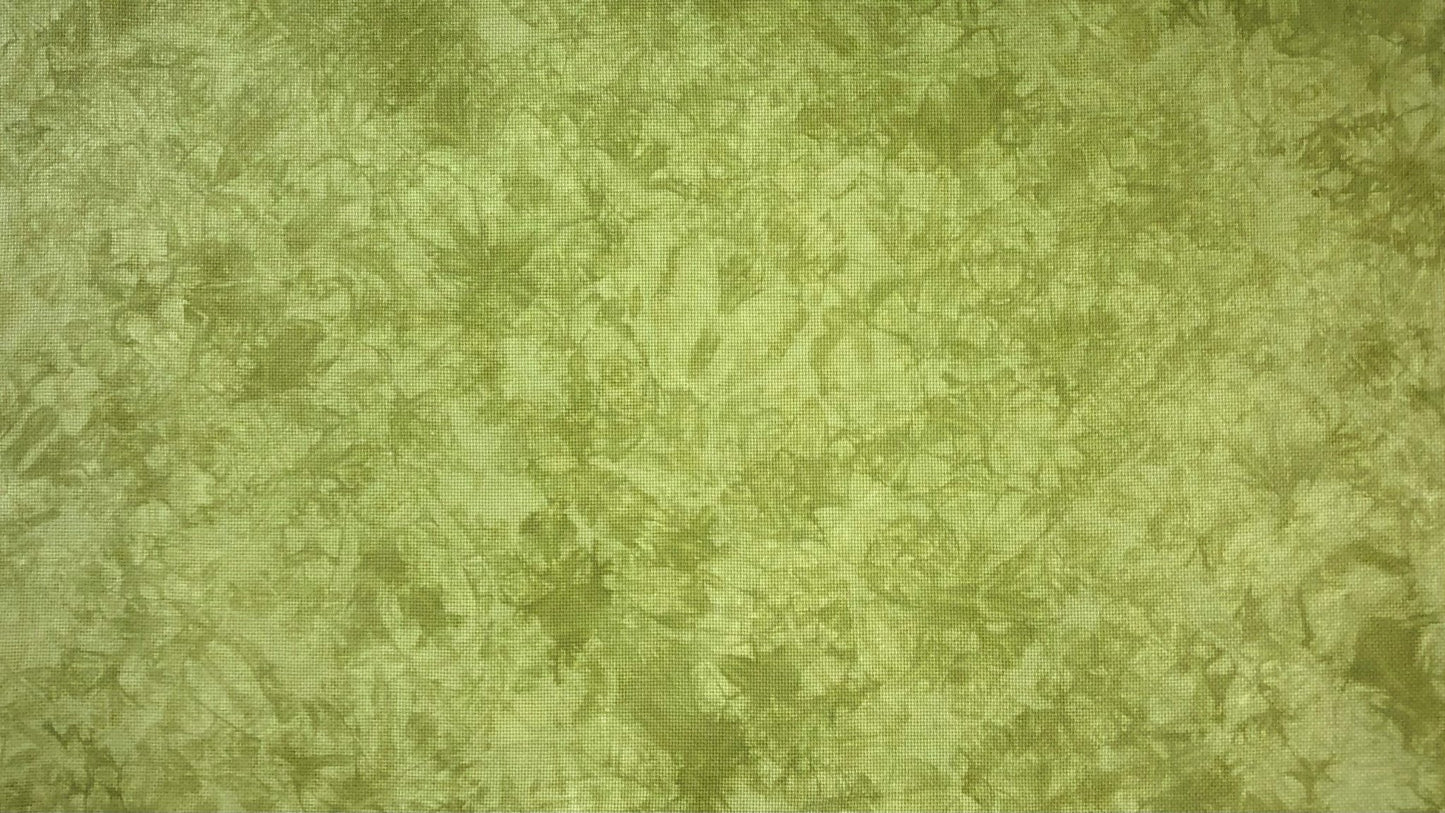 16ct Charles Craft aida - 18x29 - Moss - Medium - Dyeing for Cross Stitch