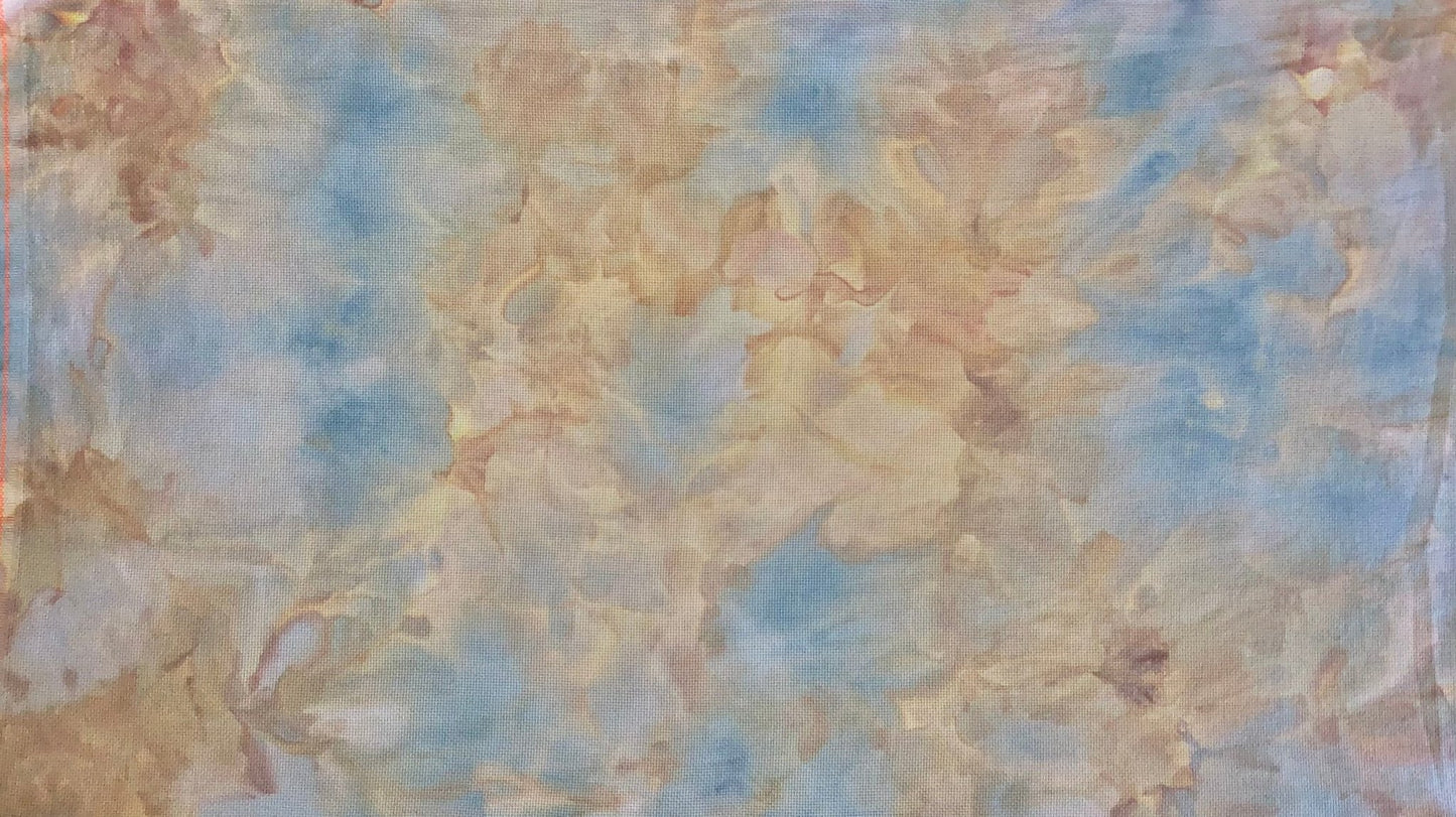 18ct aida - 18x29 - Ice Dyed - Dyeing for Cross Stitch