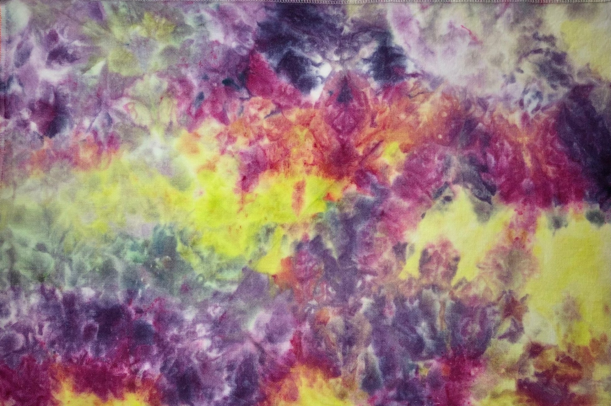 28ct linen - 18x27 - Ice Dyed II - Dyeing for Cross Stitch