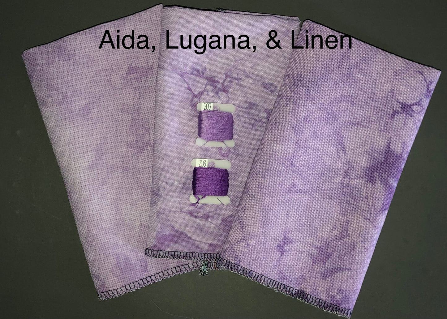 28ct linen - 18x27 - July FOTM - Dyeing for Cross Stitch