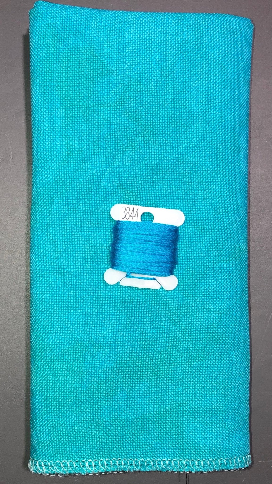 28ct linen - 18x27 - Oasis - Dark - Dyeing for Cross Stitch