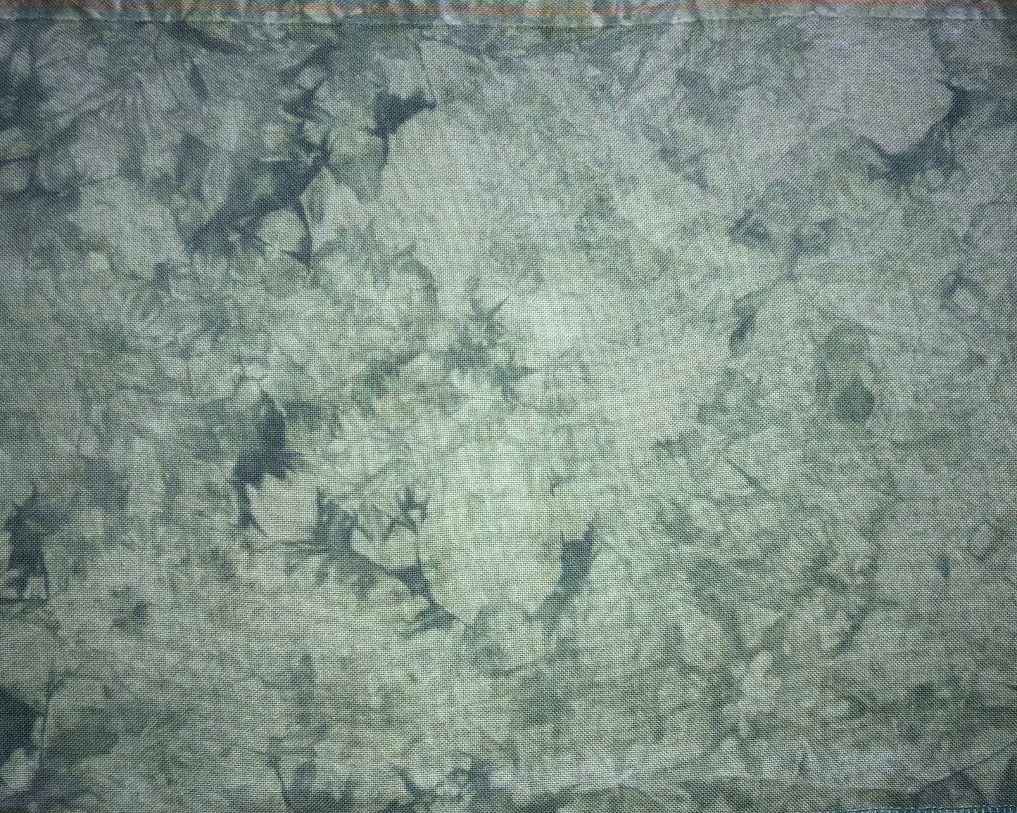 28ct lugana - 13x18 - Greens I w/ gray undertones - Dyeing for Cross Stitch