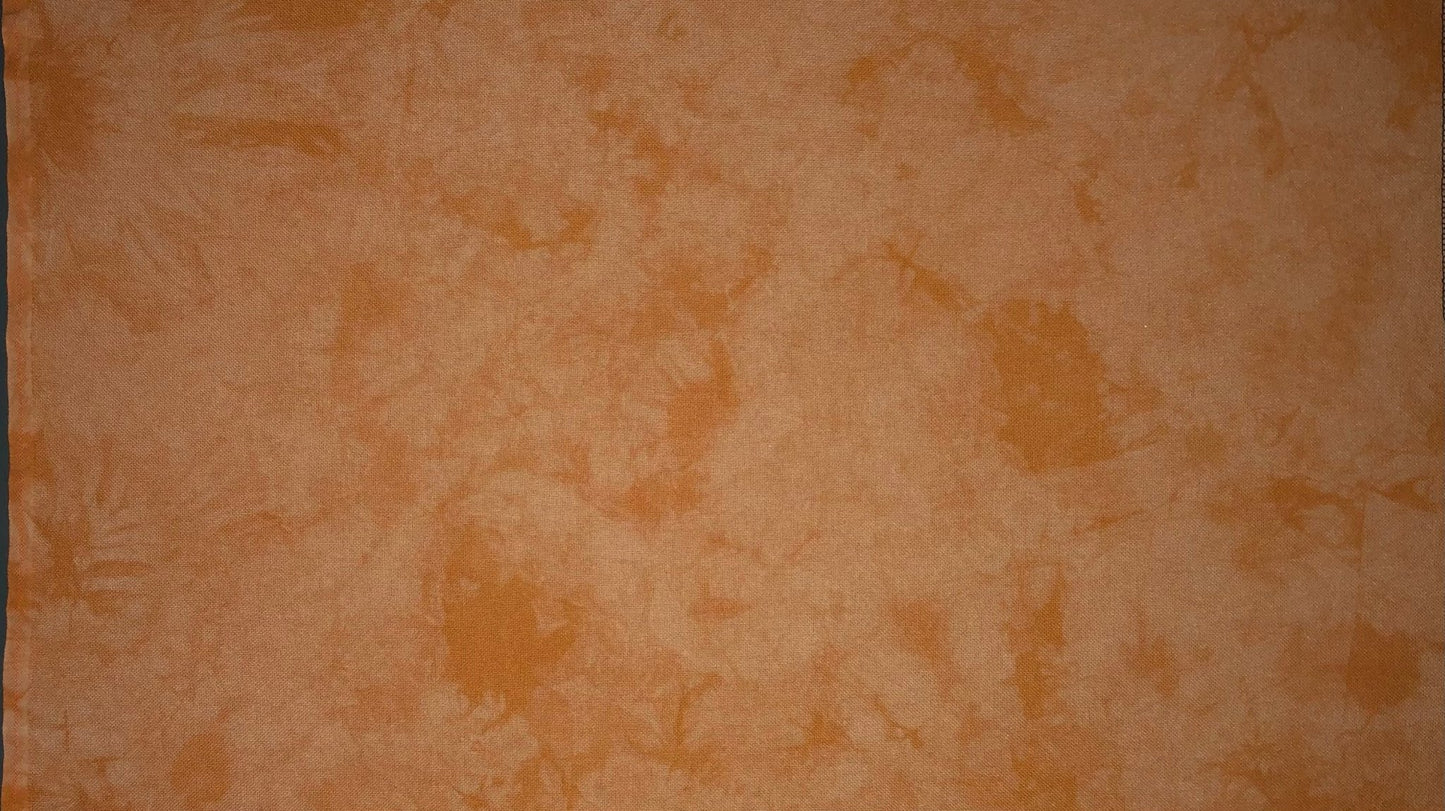 28ct lugana - 18x27 - Butterscotch - Medium - Dyeing for Cross Stitch