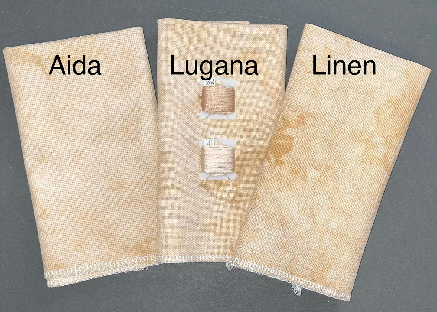 28ct lugana - 18x27 - March FOTM - Dyeing for Cross Stitch