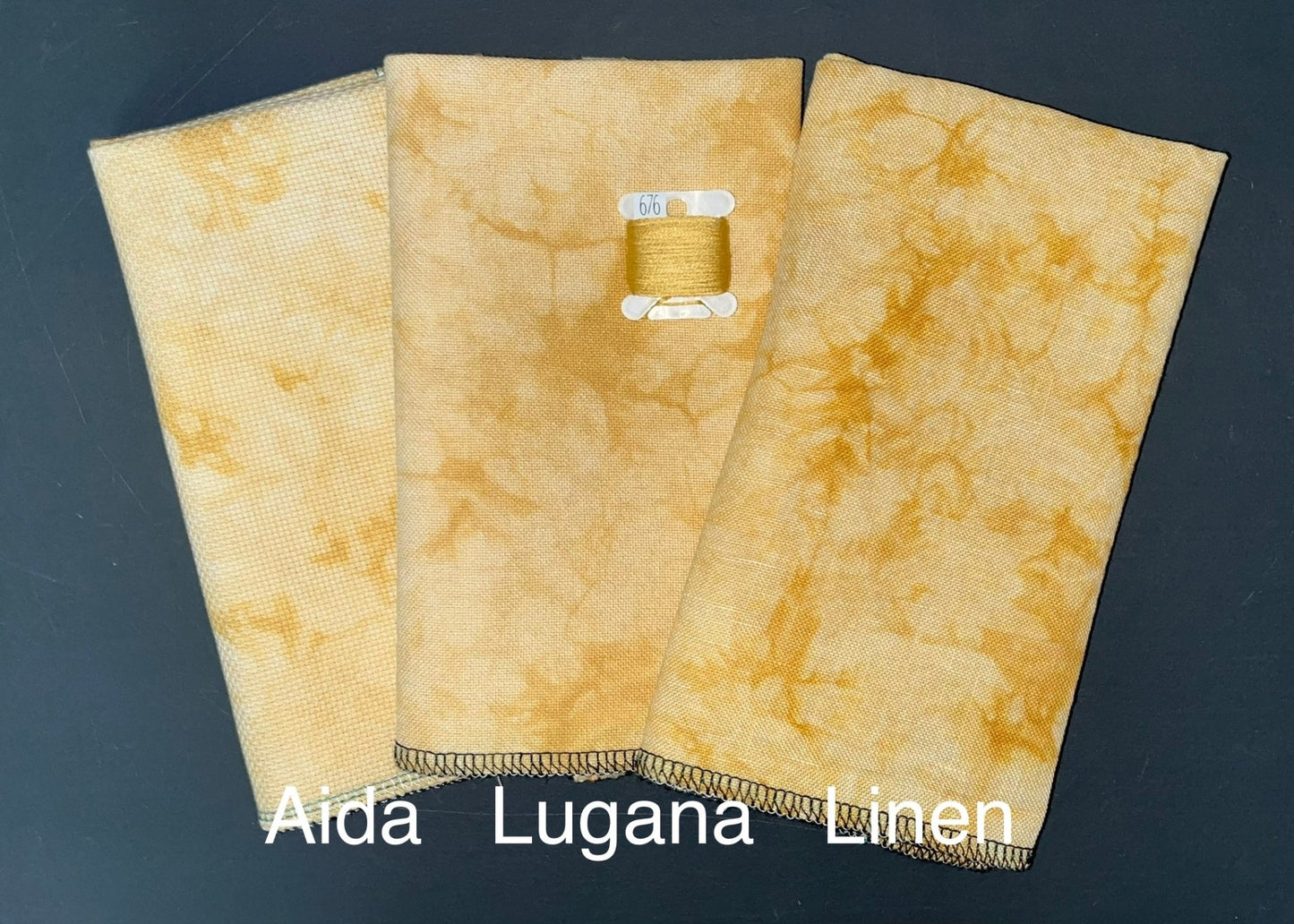 28ct lugana - 18x27 - October FOTM - Dyeing for Cross Stitch