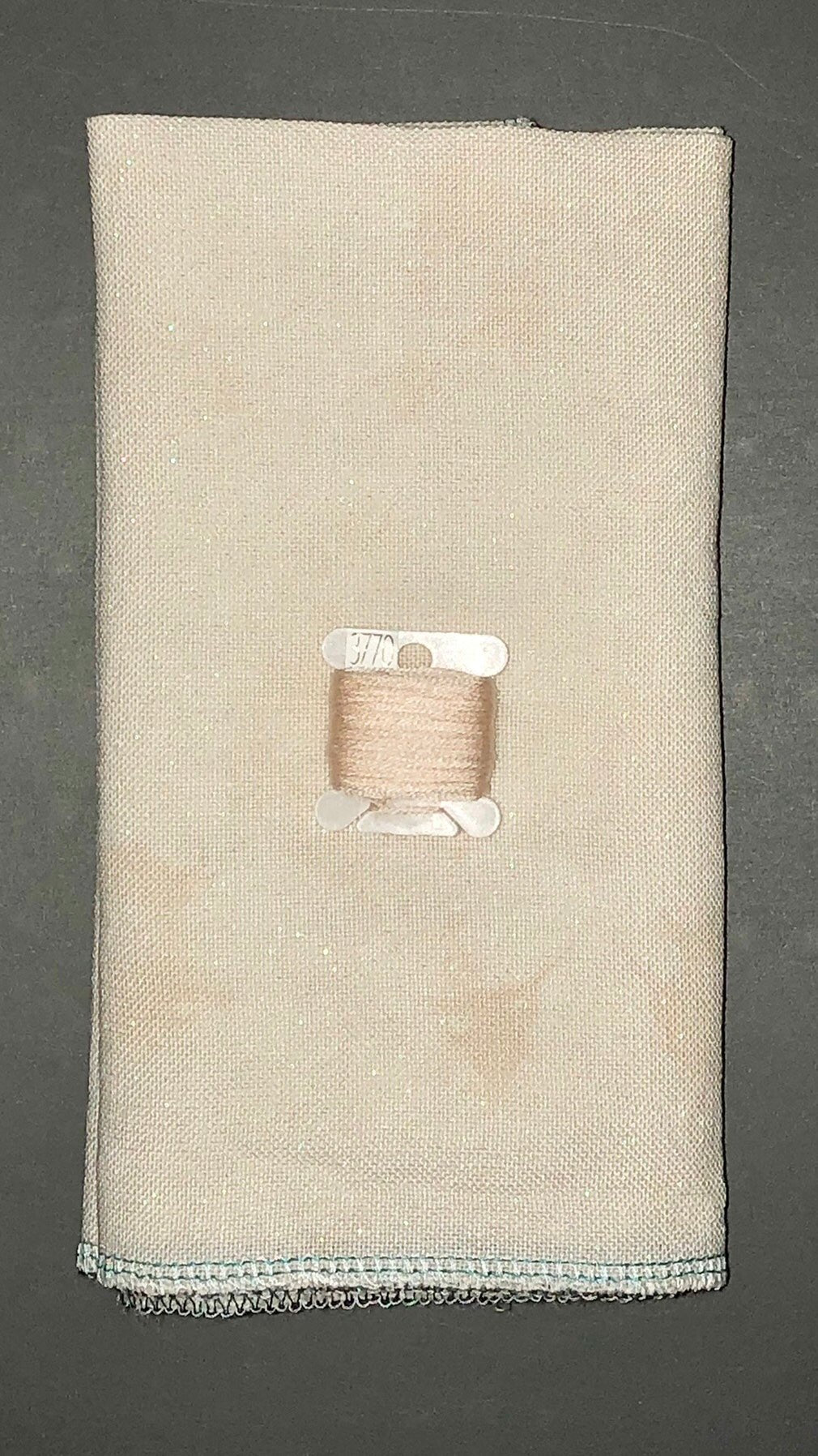 28ct opal linen - 18x27 - Parchment - Light - Dyeing for Cross Stitch