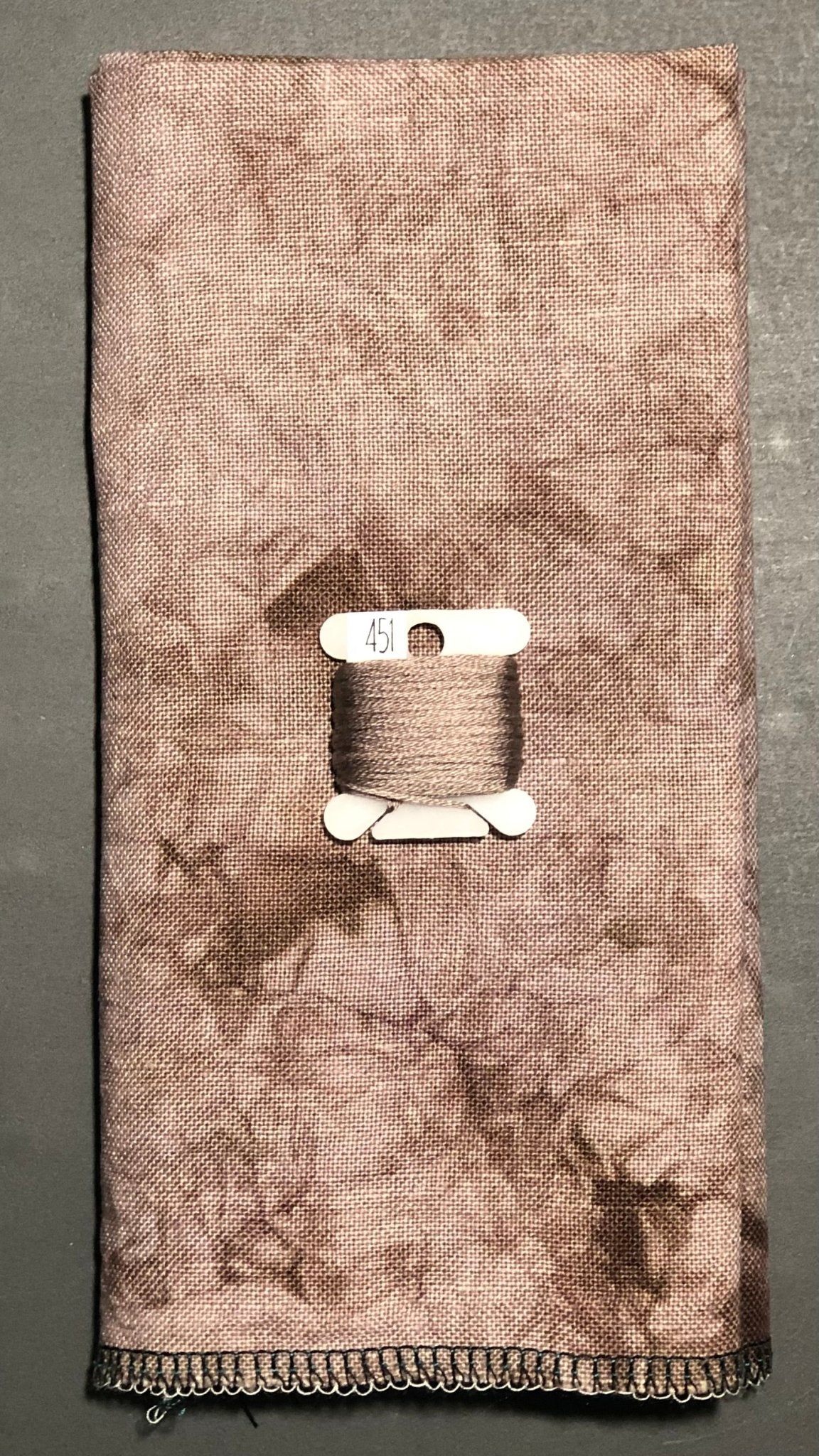 32ct linen - 18x27 - Barnwood - Medium - Dyeing for Cross Stitch