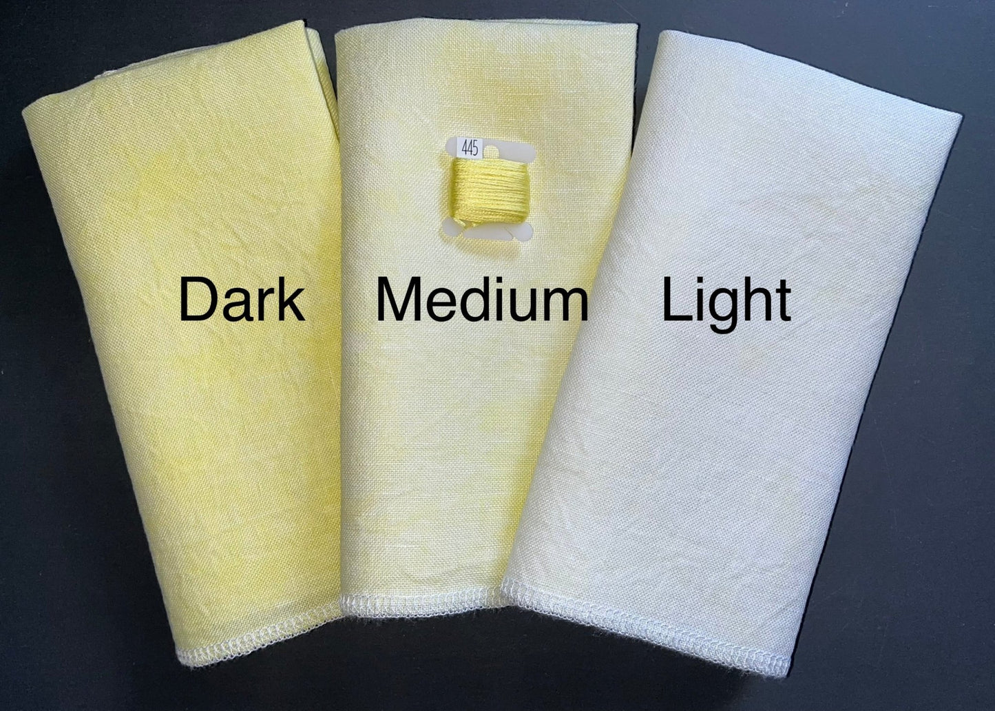 32ct linen - 18x27 - Lazy Daisy - Light - Dyeing for Cross Stitch