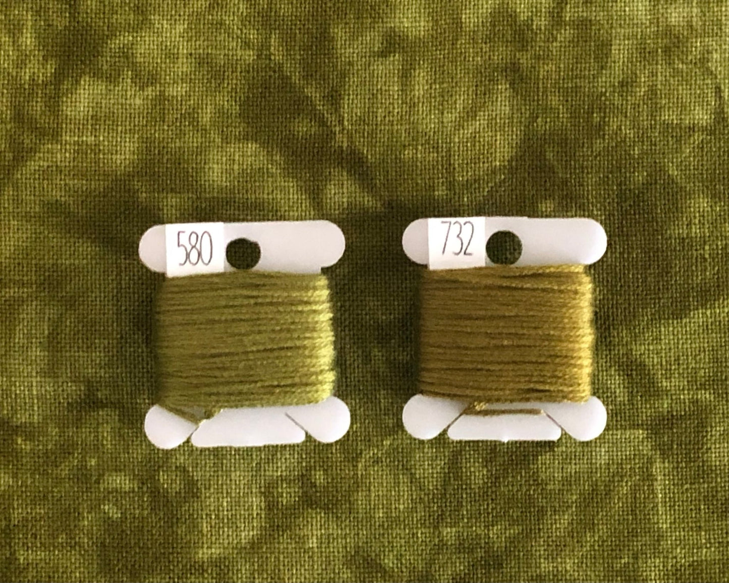 32ct linen - 18x27 - Moss - Dark - Dyeing for Cross Stitch