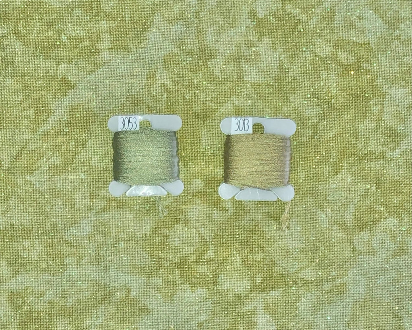 32ct linen opal - 18x27 - Moss - Light - Dyeing for Cross Stitch