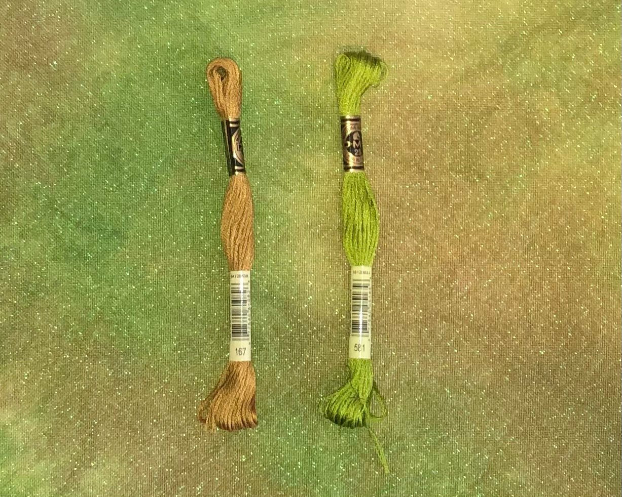 32ct opal lugana - 18x27 - Willow - Dark - Dyeing for Cross Stitch