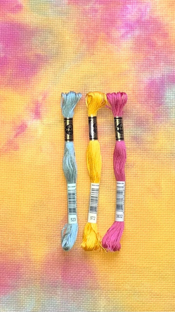 Aida - Sunspark - Dyeing for Cross Stitch