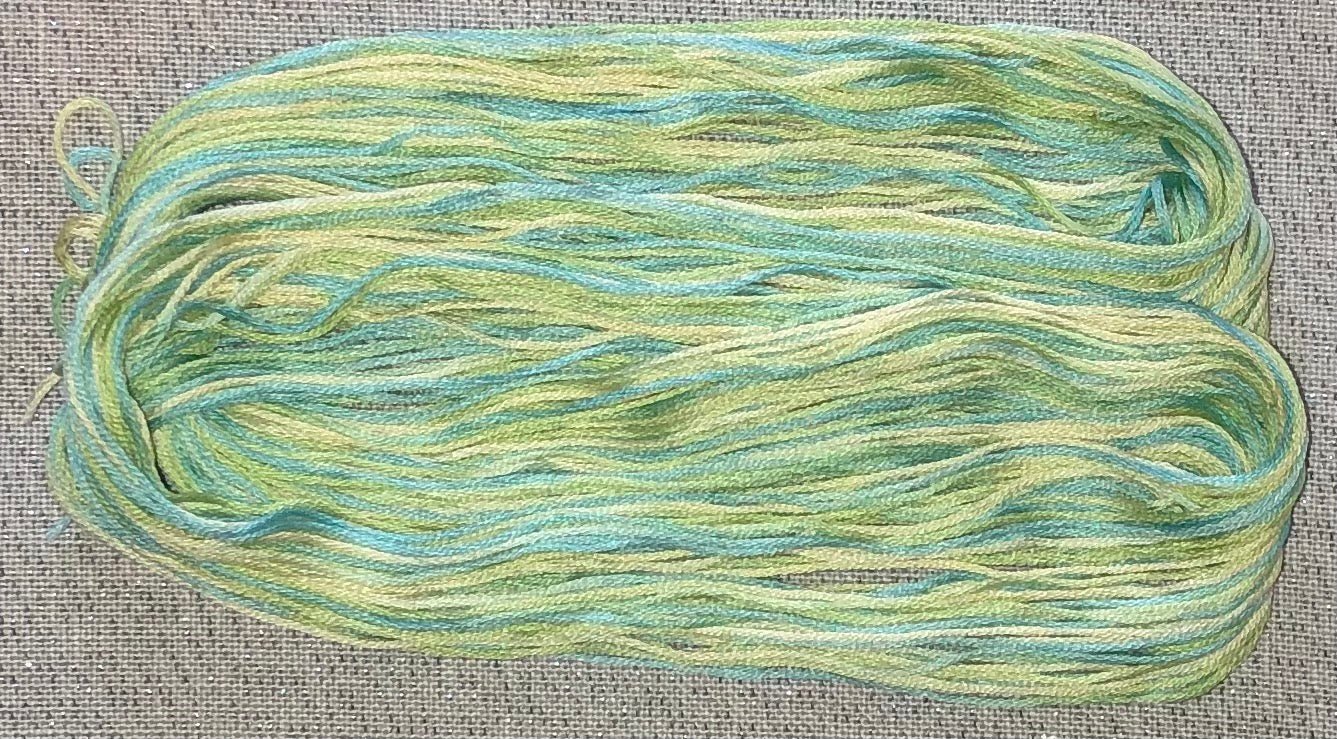 Cotton hand dyed floss - Beach Glass - Dyeing for Cross Stitch