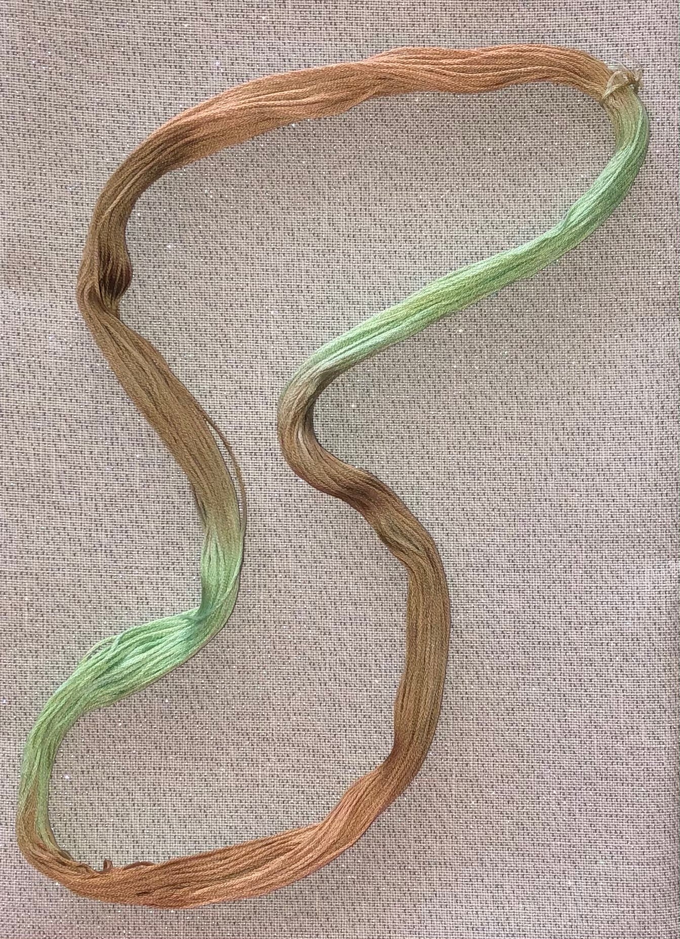 Cotton hand dyed floss - Candy Apple - Dyeing for Cross Stitch