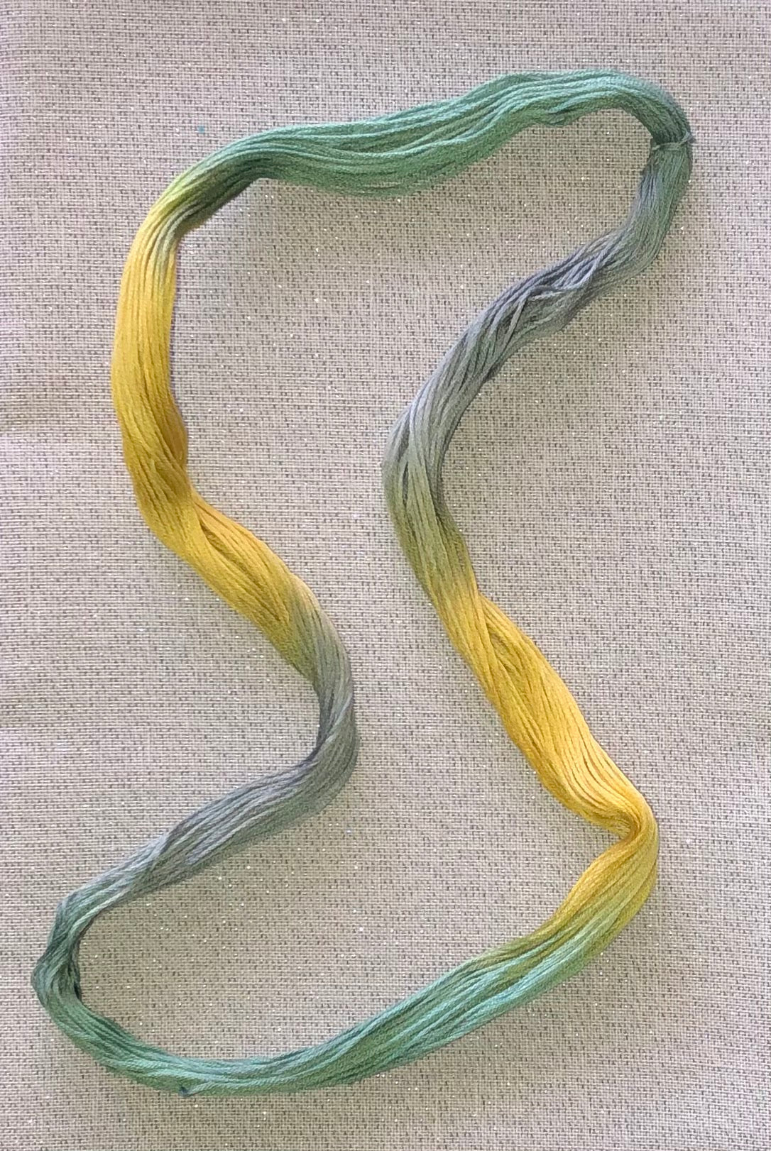 Cotton hand dyed floss - Concrete Jungle - Dyeing for Cross Stitch