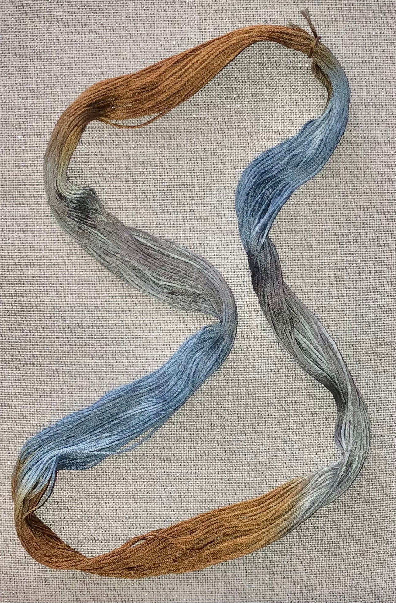 Cotton hand dyed floss - Desert Landscape - Dyeing for Cross Stitch