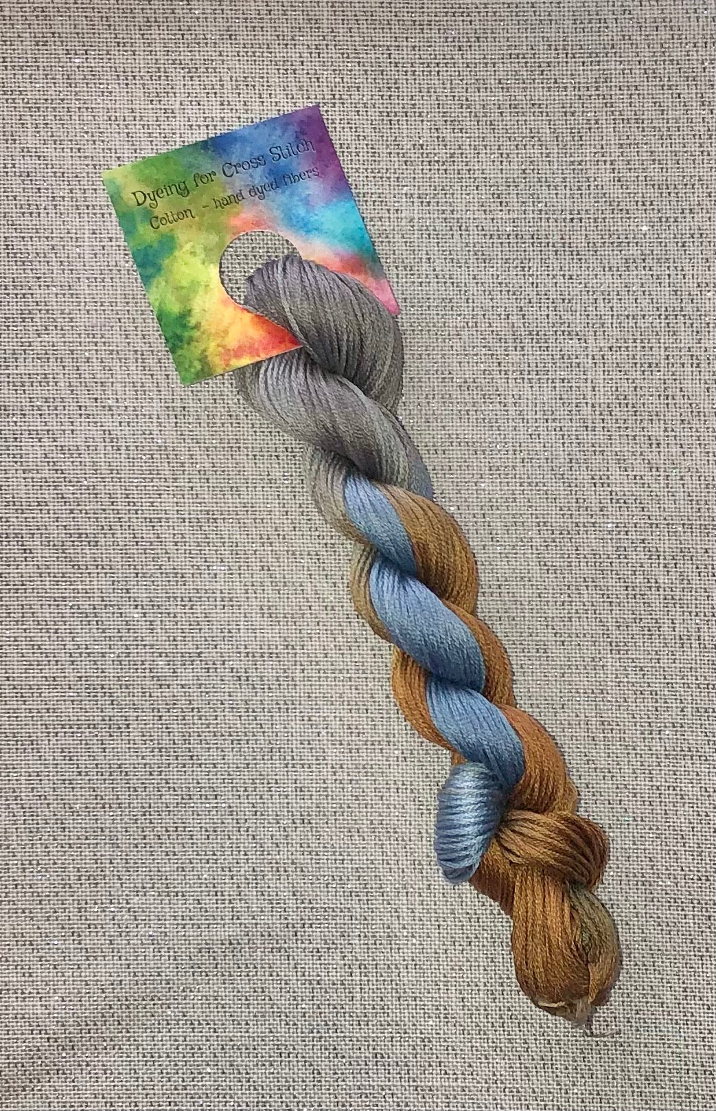 Cotton hand dyed floss - Desert Landscape - Dyeing for Cross Stitch