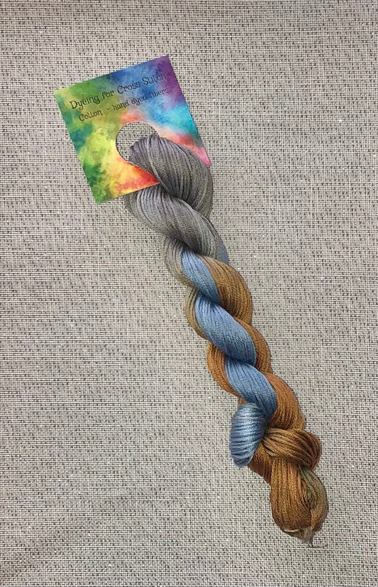 Cotton hand dyed floss - Desert Landscape - Dyeing for Cross Stitch