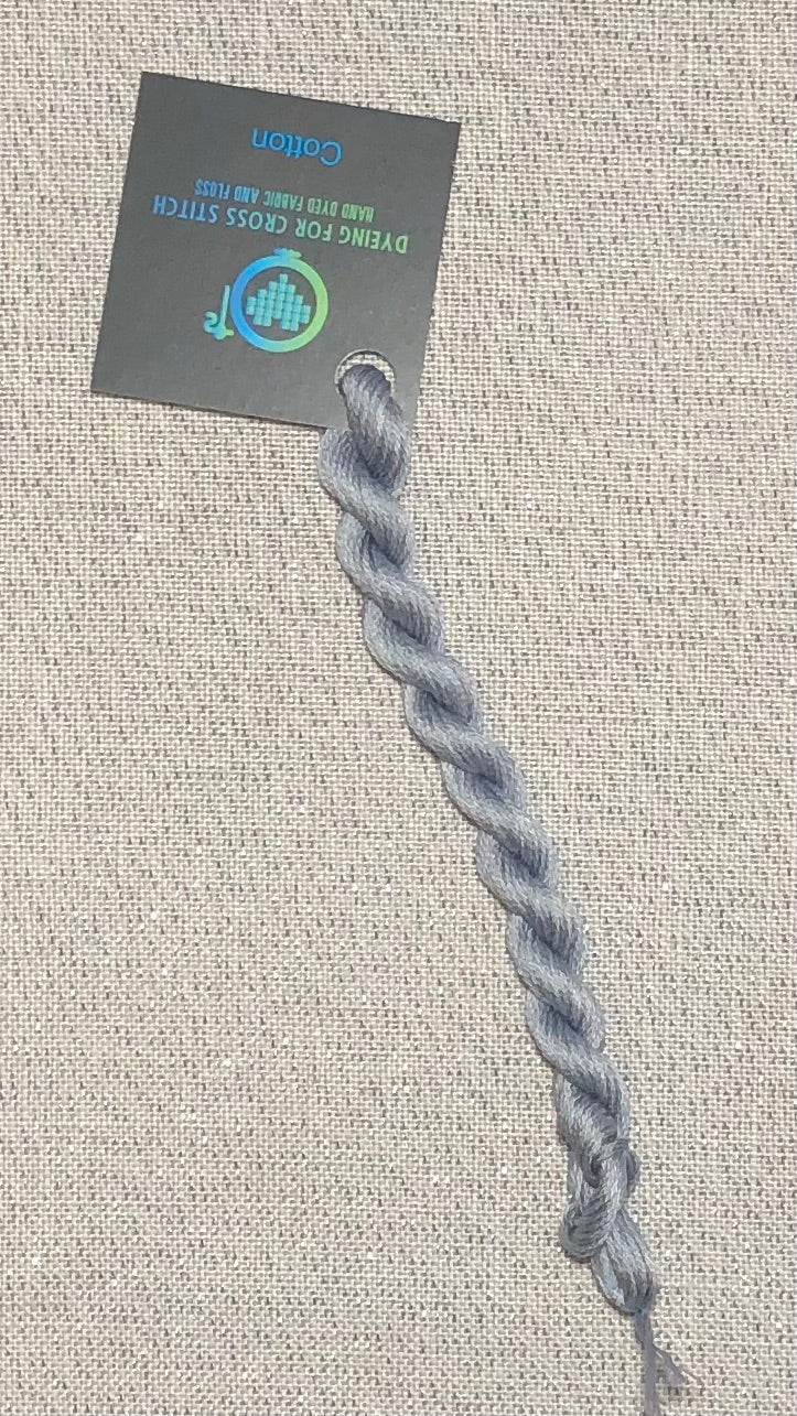 Cotton hand dyed floss - Gauntlet - Dyeing for Cross Stitch
