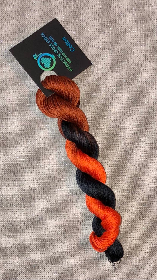 Cotton hand dyed floss - Jack - Dyeing for Cross Stitch