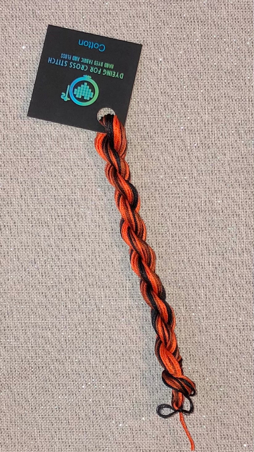 Cotton hand dyed floss - Jack - Dyeing for Cross Stitch