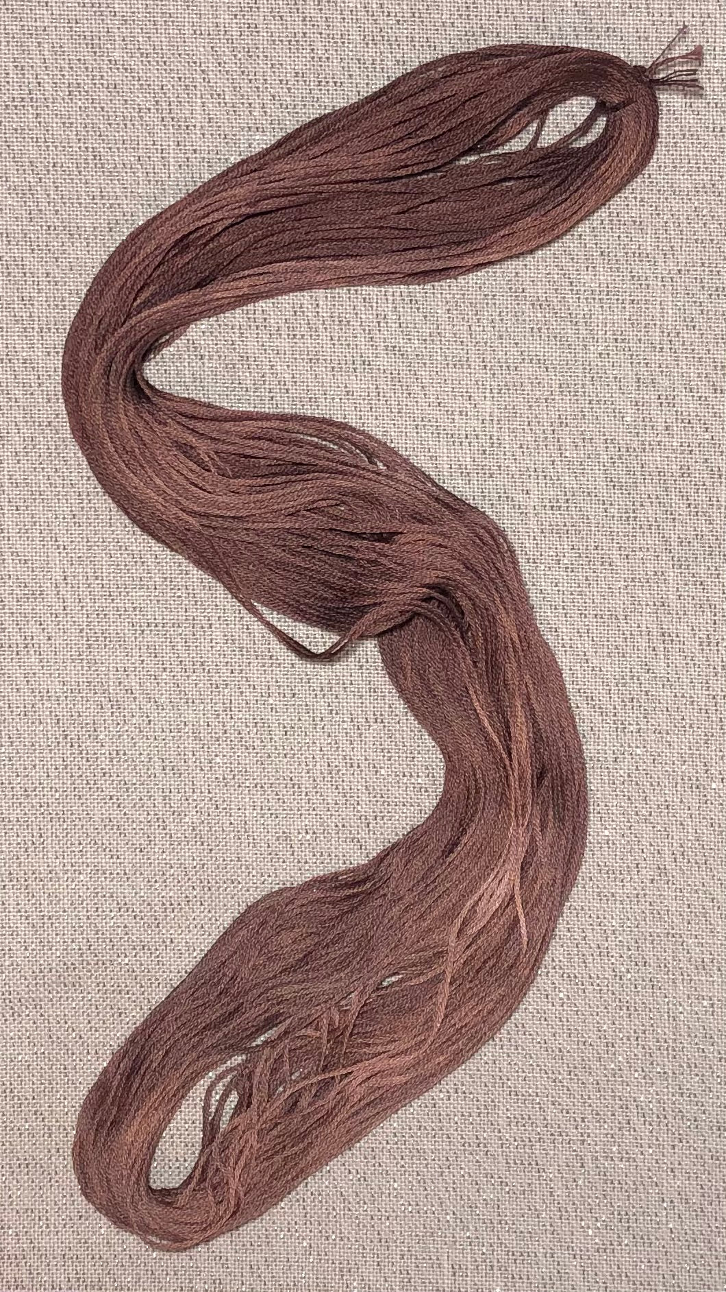 Cotton hand dyed floss - Kobicha - Dyeing for Cross Stitch