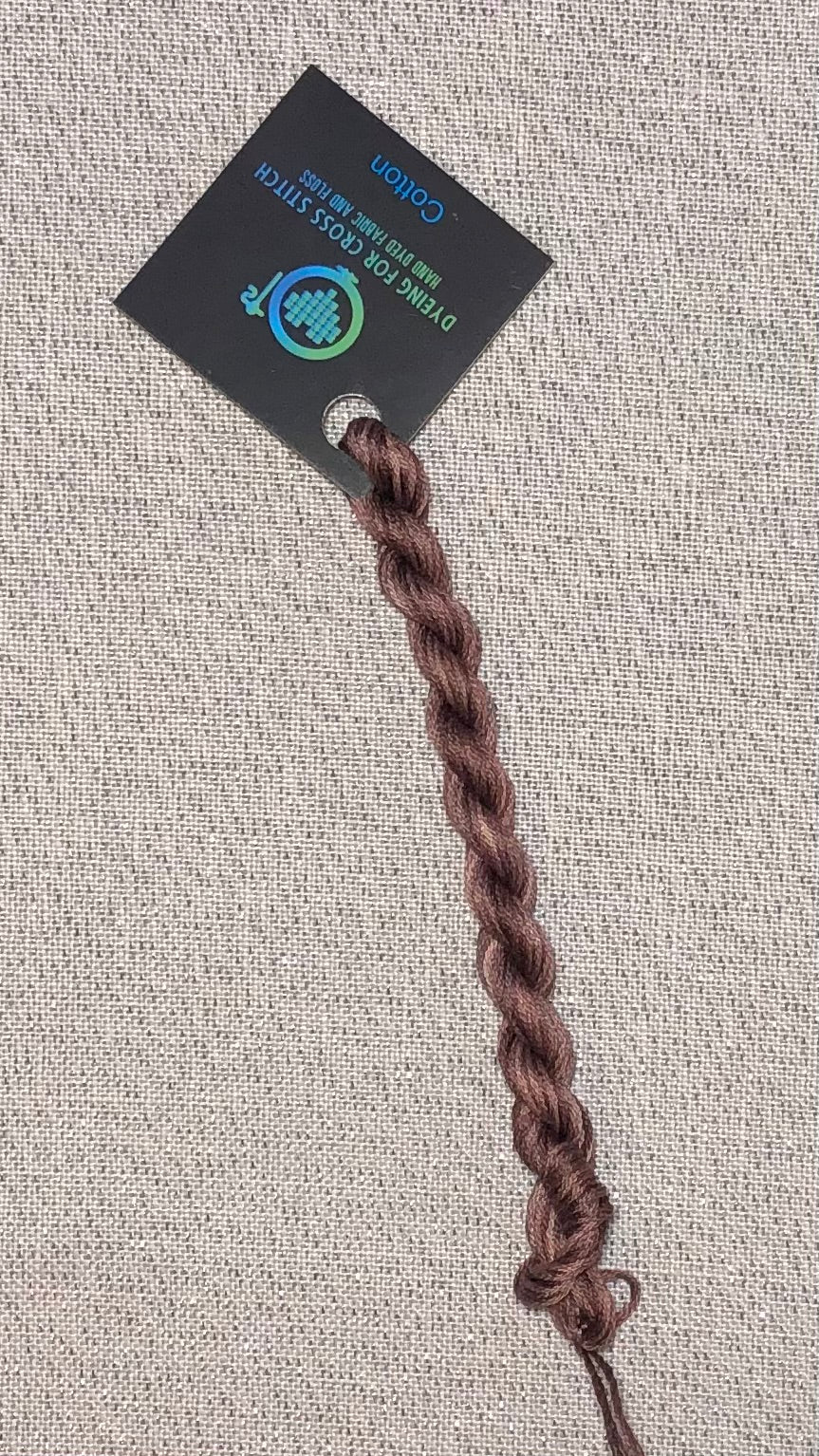 Cotton hand dyed floss - Kobicha - Dyeing for Cross Stitch