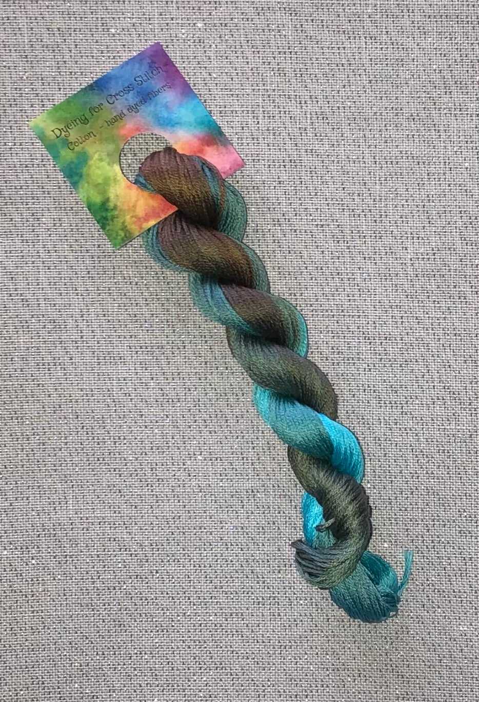 Cotton hand dyed floss - Light Earth - Dyeing for Cross Stitch