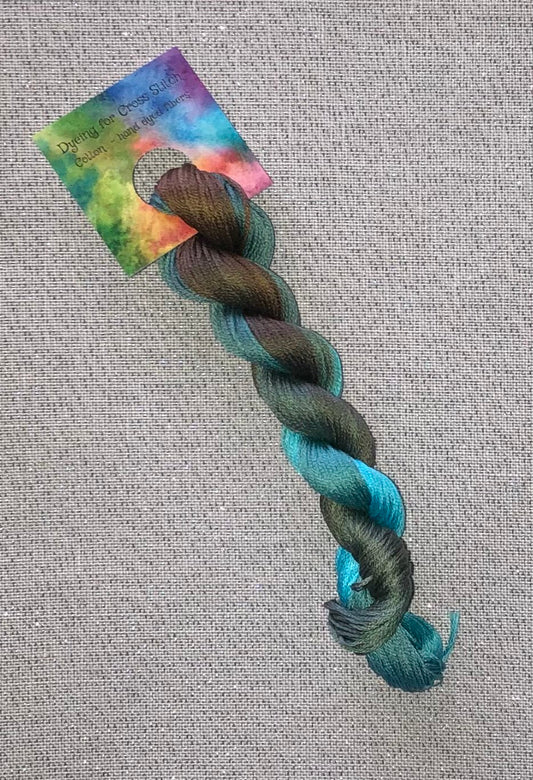 Cotton hand dyed floss - Light Earth - Dyeing for Cross Stitch