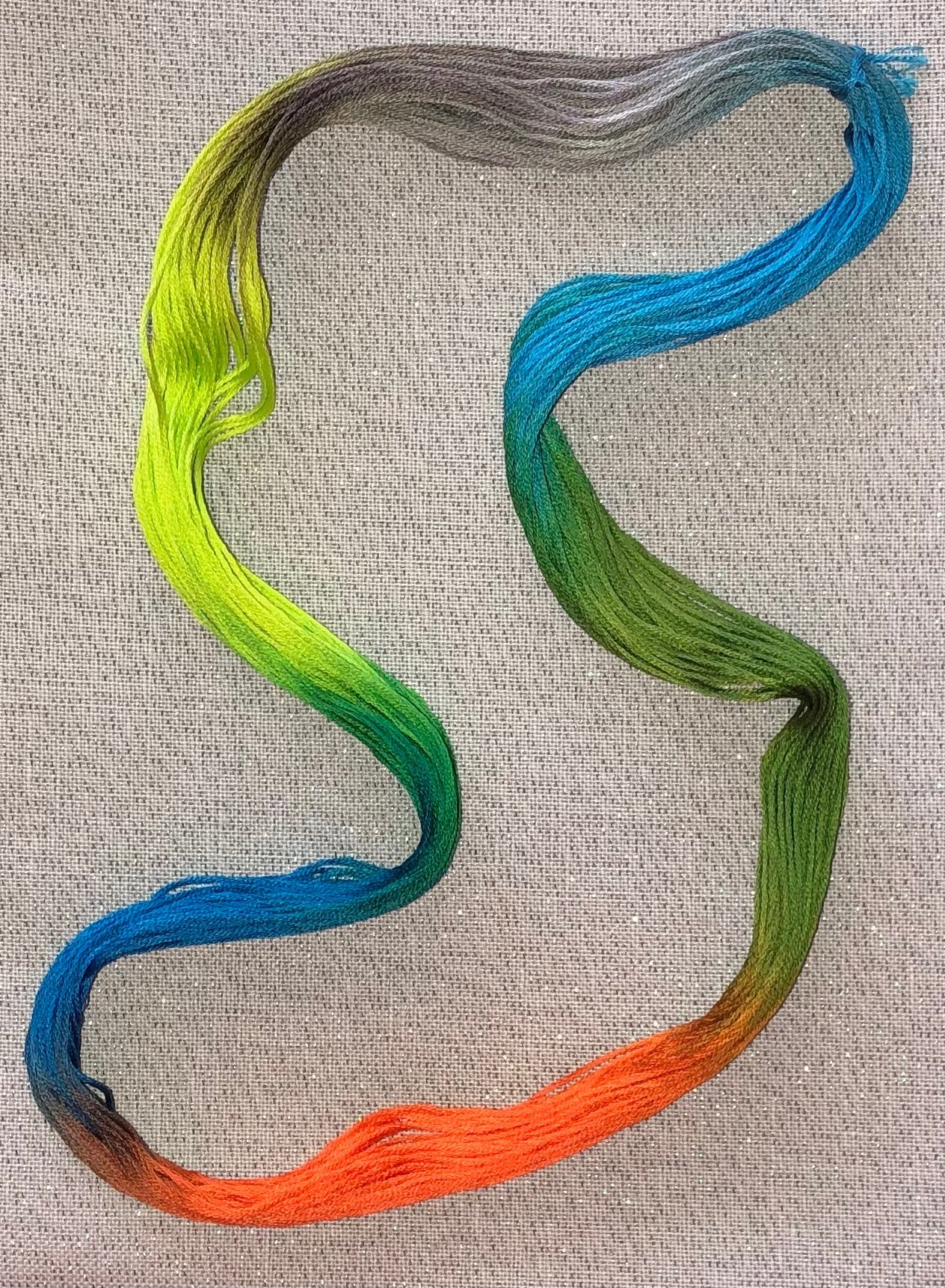 Cotton hand dyed floss - Lori - Dyeing for Cross Stitch