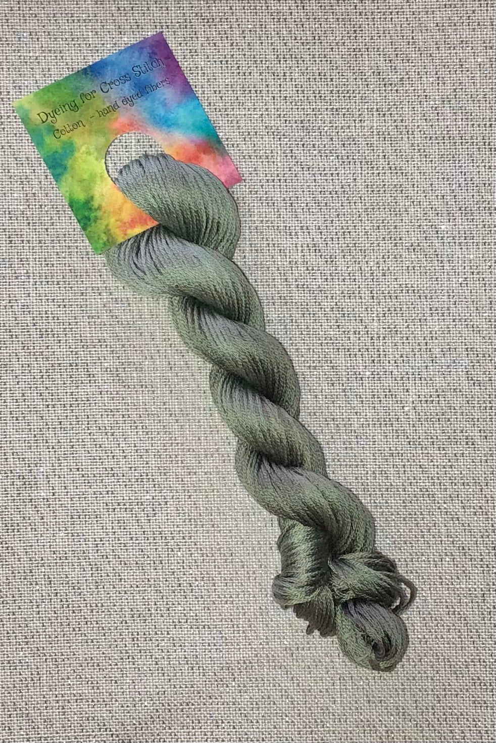 Cotton hand dyed floss - Rock Bottom - Dyeing for Cross Stitch