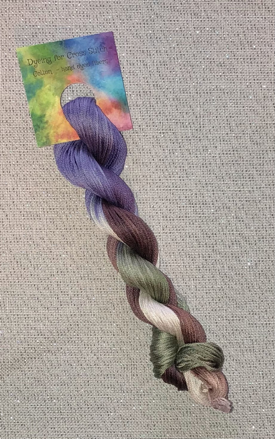 Cotton hand dyed floss - Woodland Sprite - Dyeing for Cross Stitch