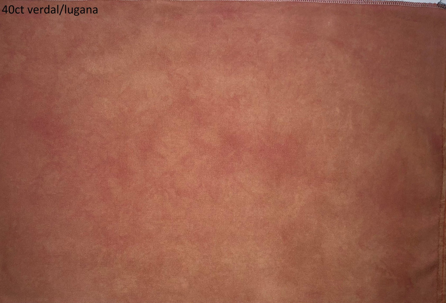 Evenweave - Golden Brown - Dark - Dyeing for Cross Stitch