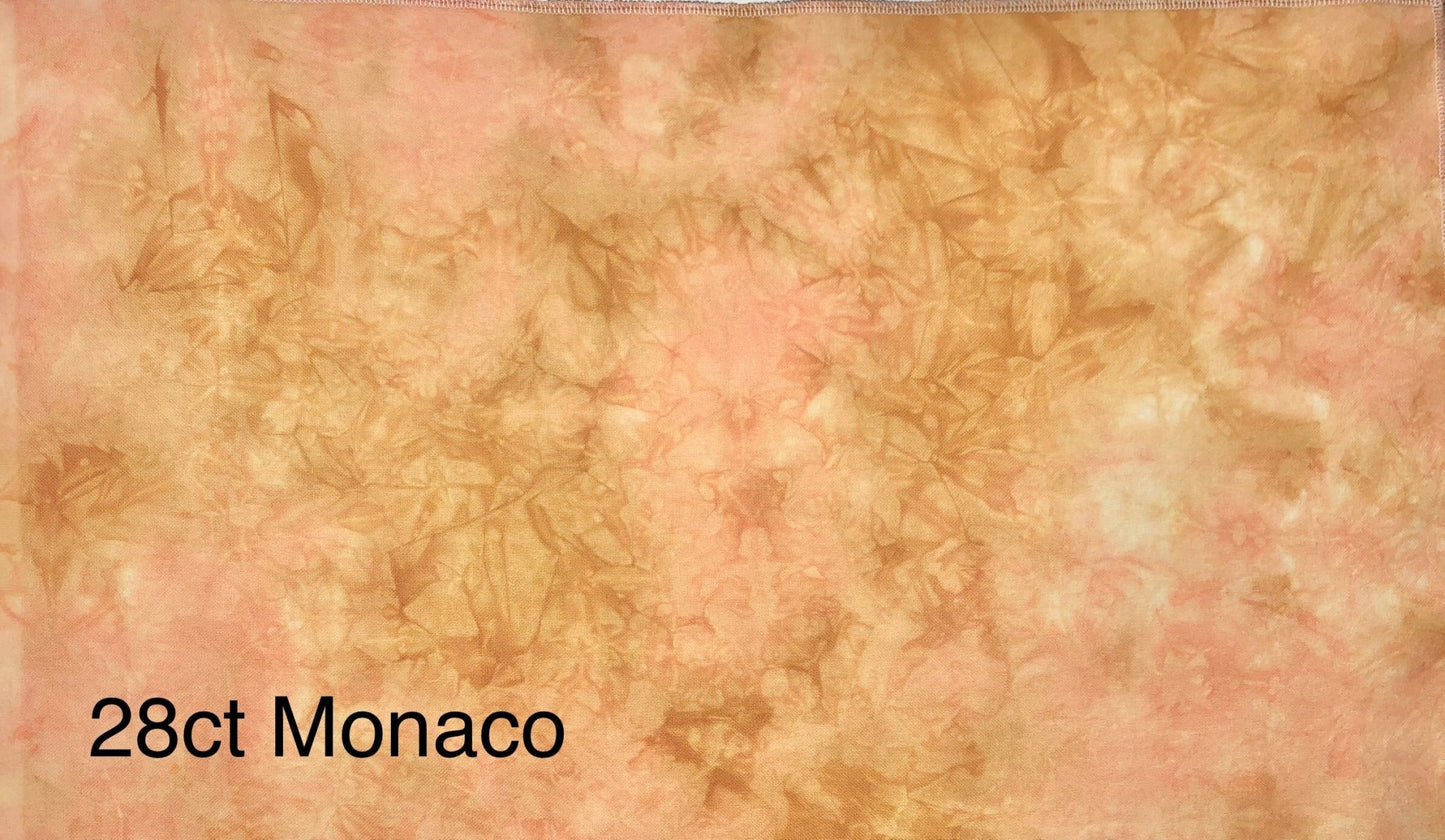 Evenweave - Goldenrod - Dyeing for Cross Stitch