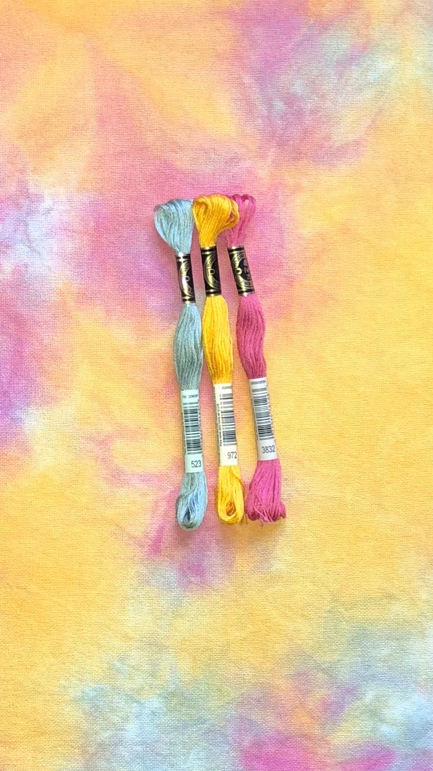 Evenweave - Sunspark - Dyeing for Cross Stitch