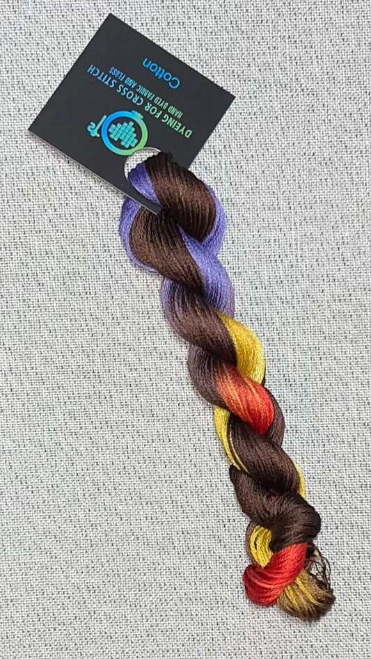 Cotton hand dyed floss - Orion