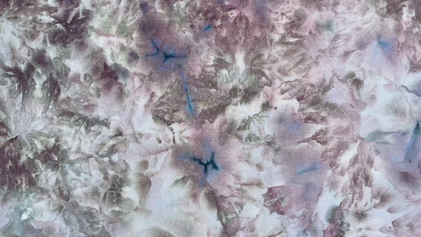 32ct linen - 18x27 - Ice Dyed SOLO
