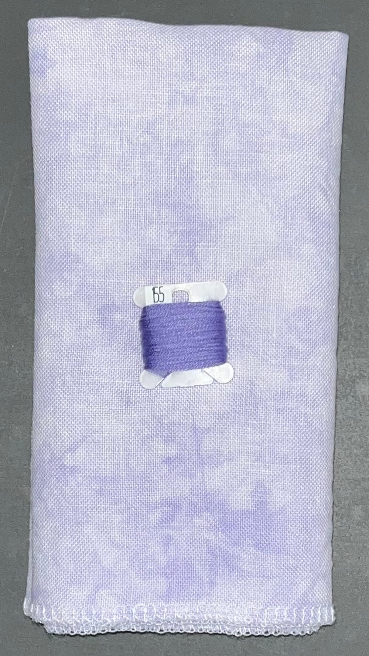 28ct linen - 18x27 - Lilac - Light