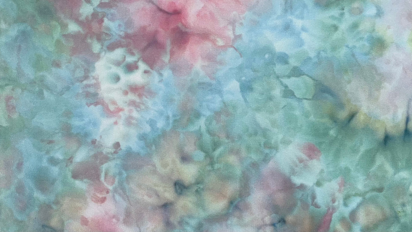 28ct lugana - 18x27 - Ice Dyed SOLO - I